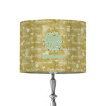 Happy New Year 8" Drum Lamp Shade - Fabric (Personalized)