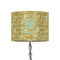 Happy New Year 8" Drum Lampshade - ON STAND (Fabric)