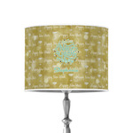 Happy New Year 8" Drum Lamp Shade - Poly-film (Personalized)
