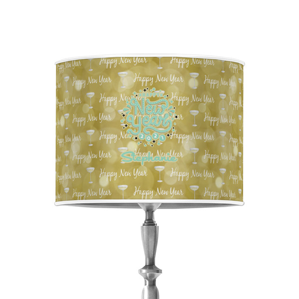 Custom Happy New Year 8" Drum Lamp Shade - Poly-film (Personalized)