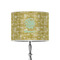 Happy New Year 8" Drum Lampshade - ON STAND (Poly Film)