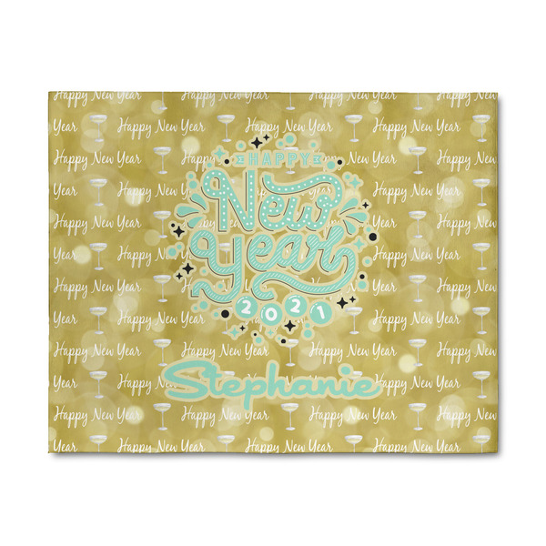 Custom Happy New Year 8' x 10' Patio Rug (Personalized)