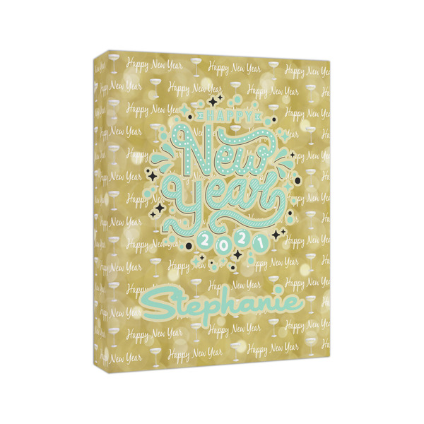 Happy New Year 8x10 - Canvas Print - Angled View