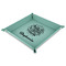 Happy New Year 9" x 9" Teal Leatherette Snap Up Tray - MAIN
