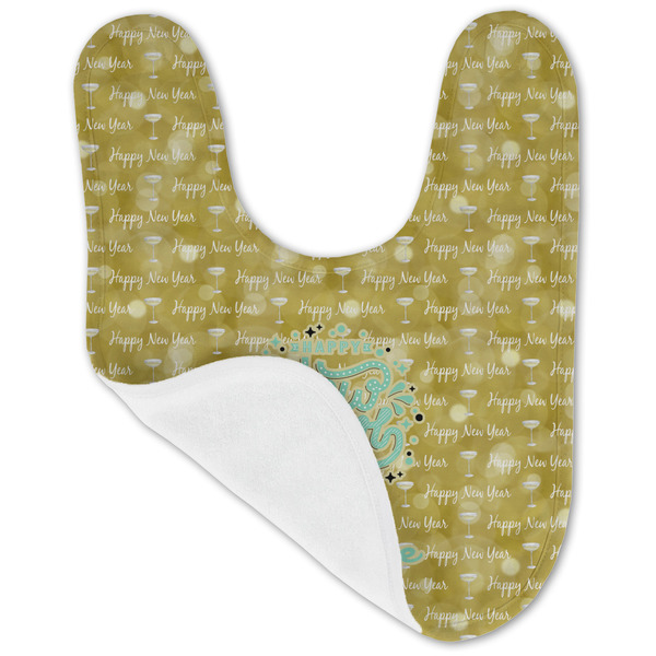Happy New Year Baby Bib - AFT folded