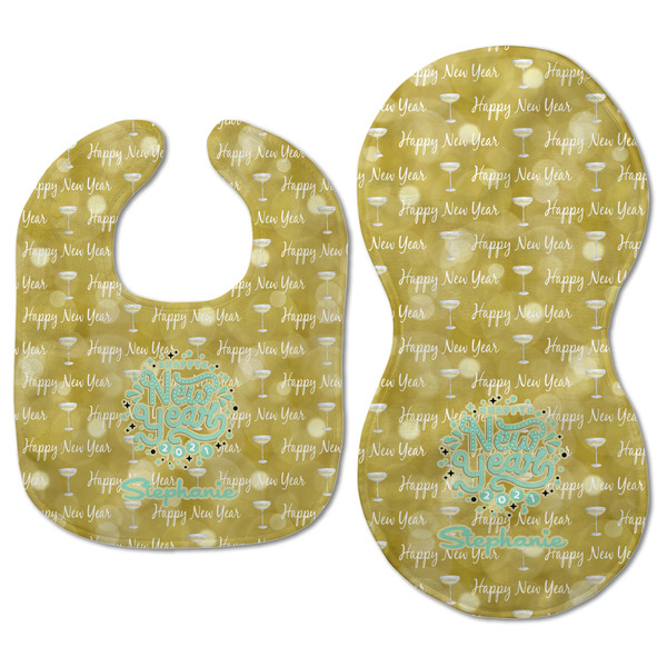 Happy New Year Baby Bib & Burp Set - Approval (new bib & burp)