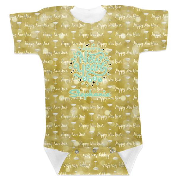 Custom Happy New Year Baby Bodysuit 3-6 w/ Name or Text