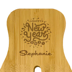 Happy New Year Bamboo Salad Mixing Hand (Personalized)