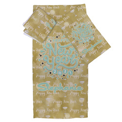 Happy New Year Bath Towel Set - 3 Pcs (Personalized)