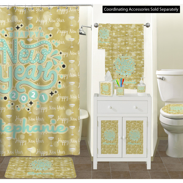 Happy New Year Bathroom Scene