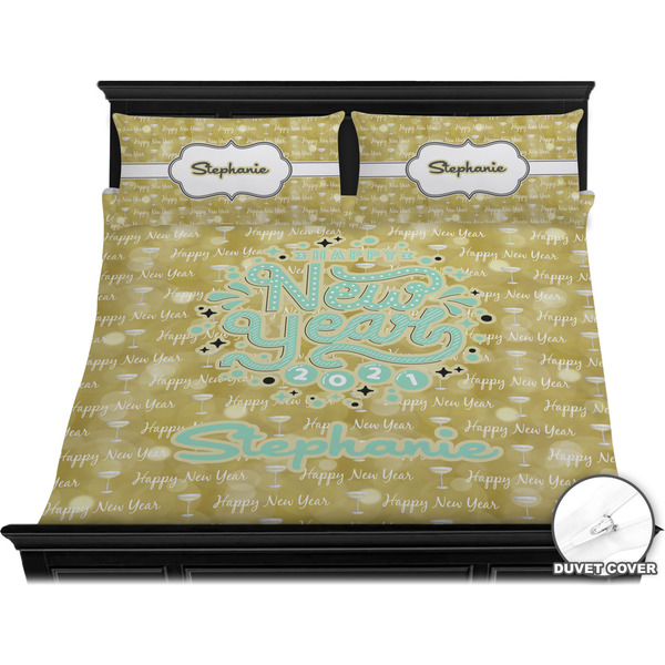 Happy New Year Bedding Set (King) - Duvet