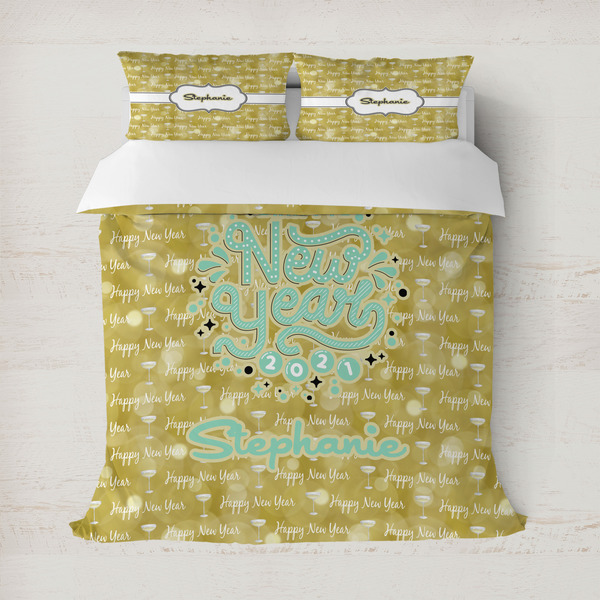 Custom Happy New Year Duvet Cover (Personalized)
