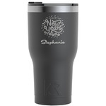 Happy New Year RTIC Tumbler - Black - Engraved Front (Personalized)