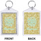 Happy New Year Bling Keychain (Front + Back)