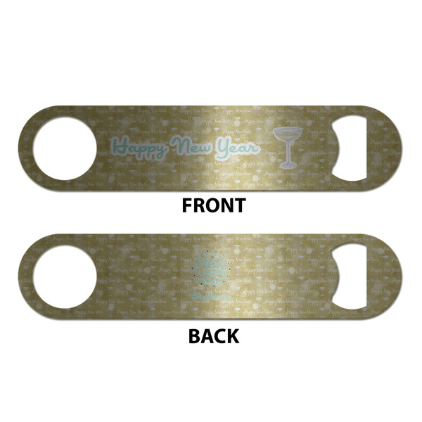 Happy New Year Bottle Opener - Front & Back