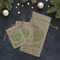 Happy New Year Burlap Gift Bags - LIFESTYLE (Flat lay)