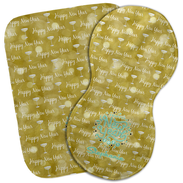 Custom Happy New Year Burp Cloth (Personalized)