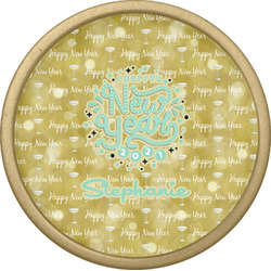 Happy New Year Cabinet Knob - Gold (Personalized)