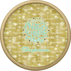 Happy New Year Cabinet Knob - Gold (Personalized)