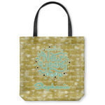 Happy New Year Canvas Tote Bag - Small - 13"x13" w/ Name or Text