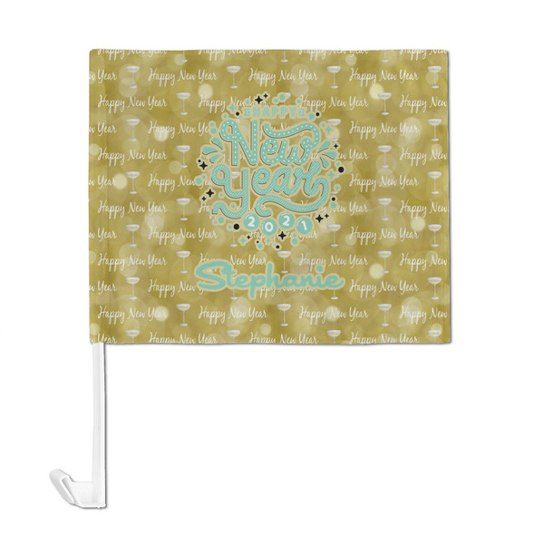 Happy New Year Car Flag - Large - FRONT