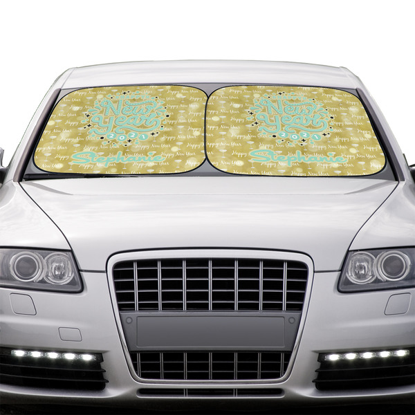 Happy New Year Car Sun Shades - IN CONTEXT