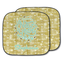 Happy New Year Car Sun Shade - Two Piece (Personalized)