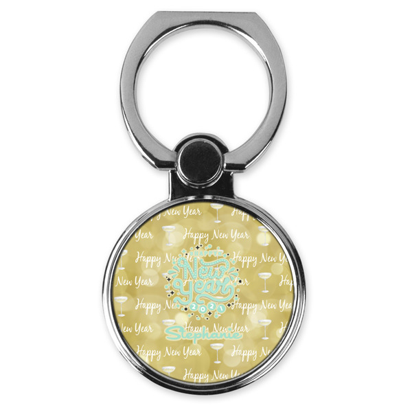Custom Happy New Year Cell Phone Ring Stand & Holder (Personalized)