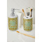 Happy New Year Ceramic Bathroom Accessories - LIFESTYLE (toothbrush holder & soap dispenser)