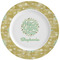 Happy New Year Ceramic Dinner Plates (Set of 4) (Personalized)