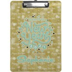 Happy New Year Clipboard (Letter Size) w/ Name or Text