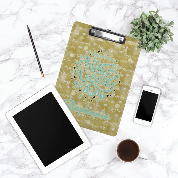 Happy New Year Clipboard - Lifestyle Photo