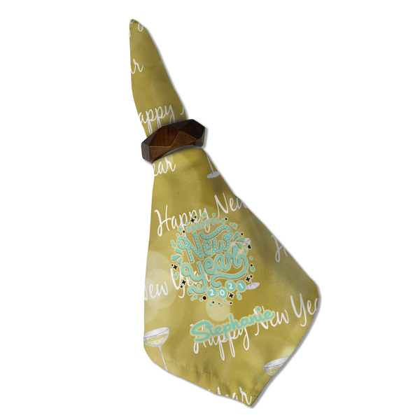 Happy New Year Cloth Napkins - Personalized Dinner (Folded in Ring) (MAIN)
