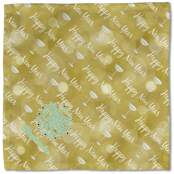 Happy New Year Cloth Napkins - Personalized Lunch (Single Full Open)