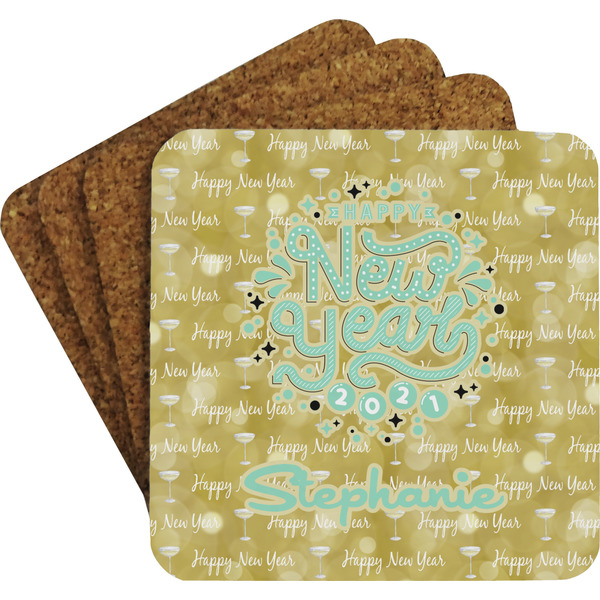 Happy New Year Coaster Set (Personalized)