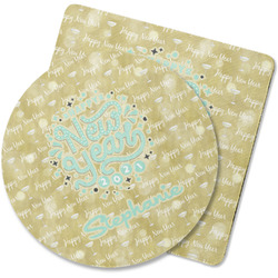 Happy New Year Rubber Backed Coaster (Personalized)