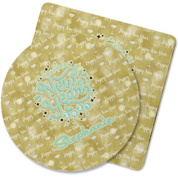 Happy New Year Rubber Backed Coaster (Personalized)