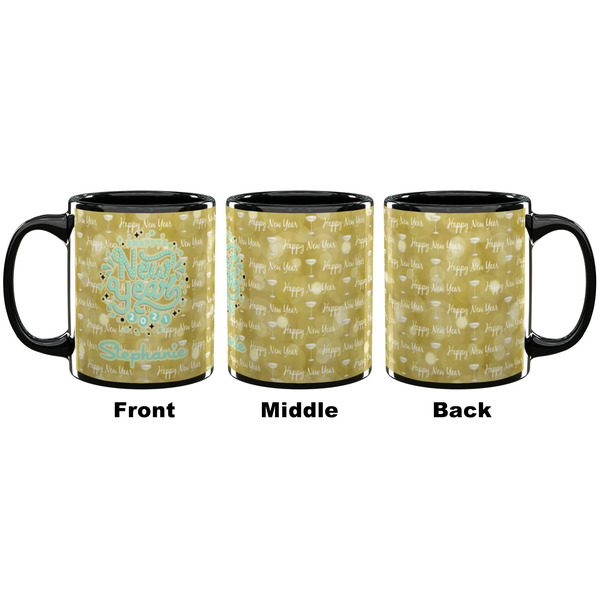 Happy New Year Coffee Mug - 11 oz - Black APPROVAL