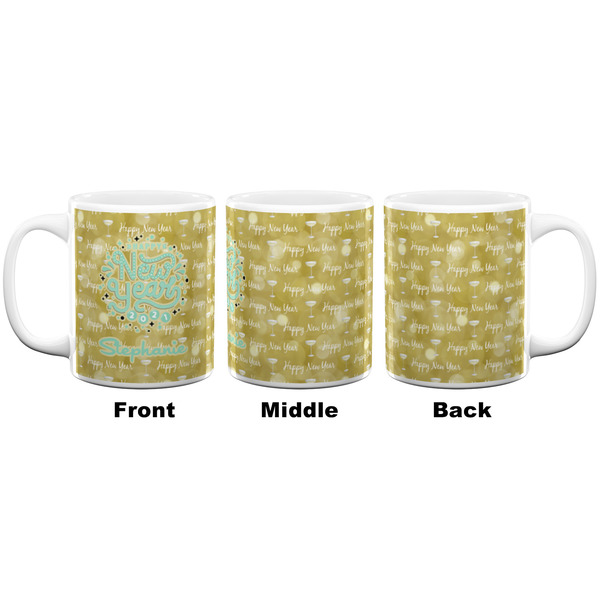 Happy New Year Coffee Mug - 11 oz - White APPROVAL