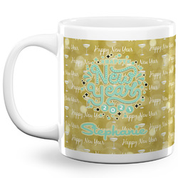 Happy New Year 20 Oz Coffee Mug - White (Personalized)
