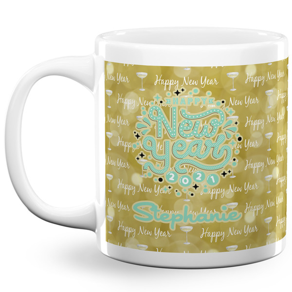 Happy New Year Coffee Mug - 20 oz - White