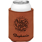 Happy New Year Leatherette Can Sleeve - Single Sided (Personalized)