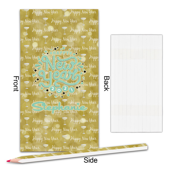 Happy New Year Colored Pencils - Approval