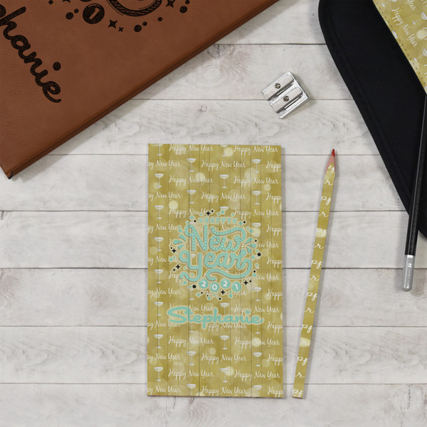 Happy New Year Colored Pencils - In Context