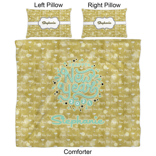 Happy New Year Comforter Set - King - Approval