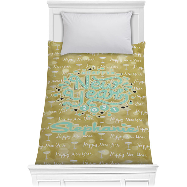Custom Happy New Year Comforter - Twin XL w/ Name or Text