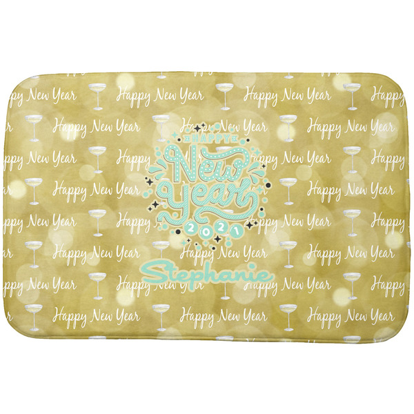 Custom Happy New Year Dish Drying Mat w/ Name or Text