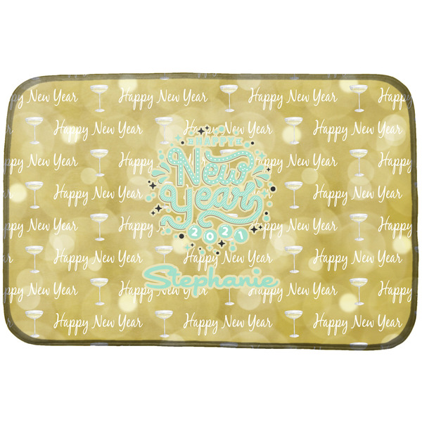 Custom Happy New Year Dish Drying Mat w/ Name or Text