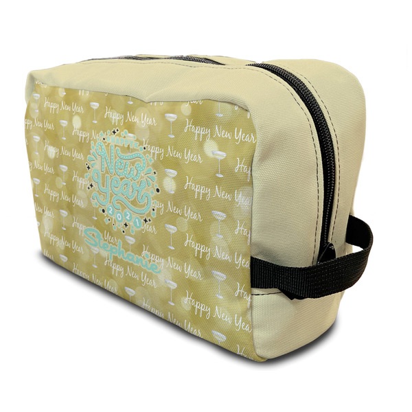 Custom Happy New Year Toiletry Bag / Dopp Kit (Personalized)