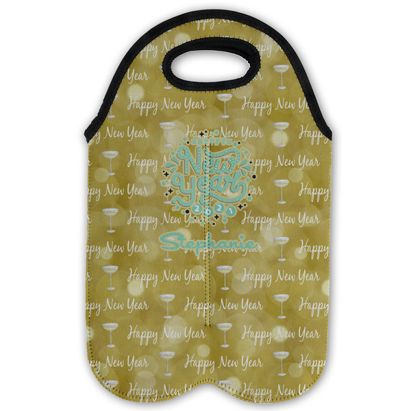 Happy New Year Double Wine Tote - Flat (new)